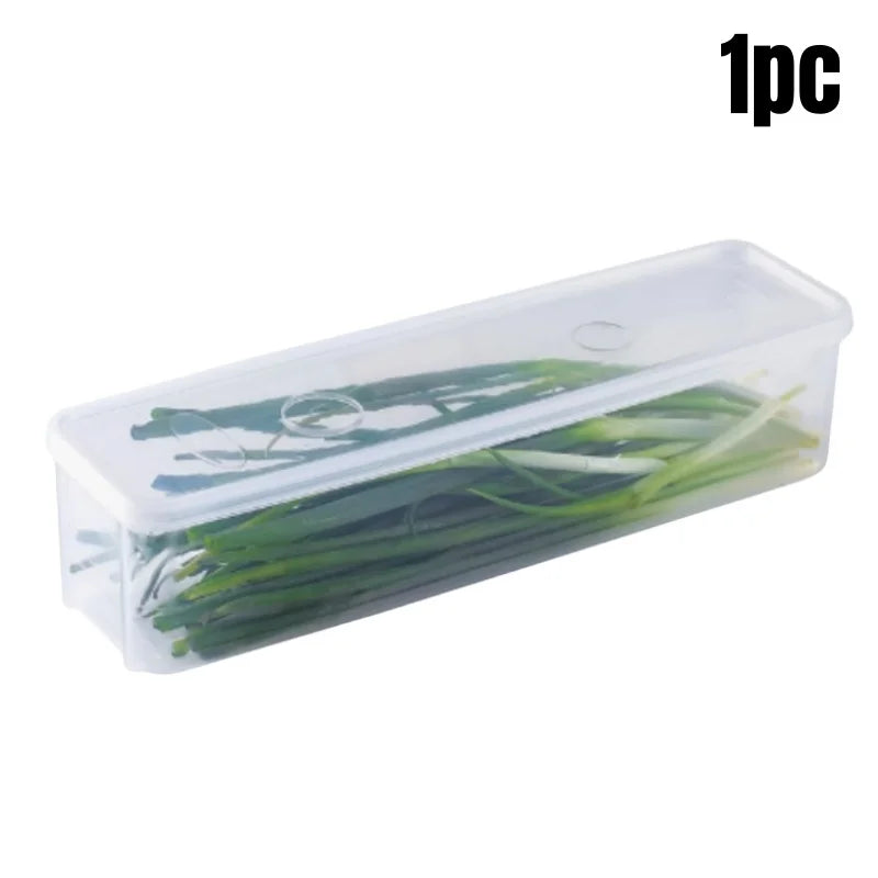 Refrigerator Storage Boxes With Lids For Fresh Food