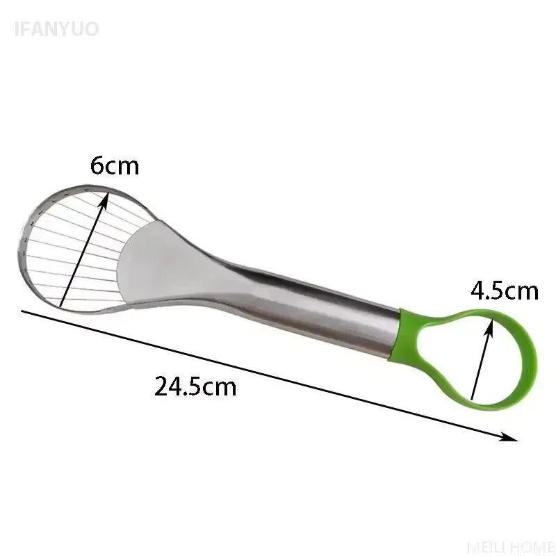2-in-1 Stainless Steel Avocado Slicer Peeler Kitchen Gadget