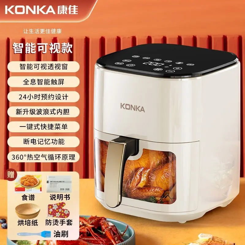 Smart Multifunctional Air Fryer Large Capacity Visual Control