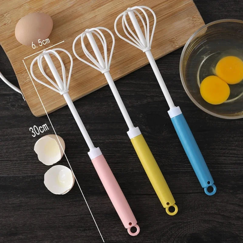 Semi Automatic Stainless Steel Egg Beater Manual Whisk