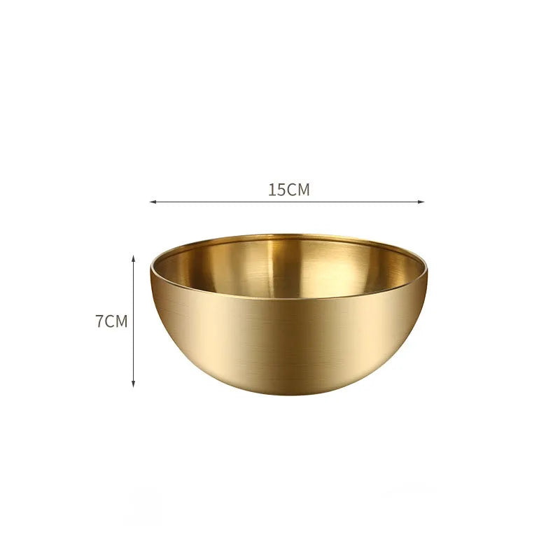 Korean Stainless Steel Salad Bowl Multifunctional Cooking Serving