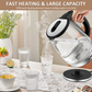 1.8L Electric Glass Kettle With LED Blue Light