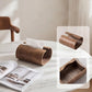 Natural Wood Tissue Box Holder Rustic Farmhouse Organizer