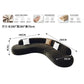 Nordic Creative Rest Area Reception Sofa Luxury Minimalist Style Beauty Salon Curved Sofa Office Furniture Sofy Do Salonu FYOS