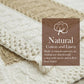 12PCS Beige Cotton Linen Tassel Placemats For Dining