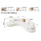 Nordic Creative Rest Area Reception Sofa Luxury Minimalist Style Beauty Salon Curved Sofa Office Furniture Sofy Do Salonu FYOS