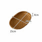 Oval Rattan Storage Basket Handmade Woven Fruit Bread