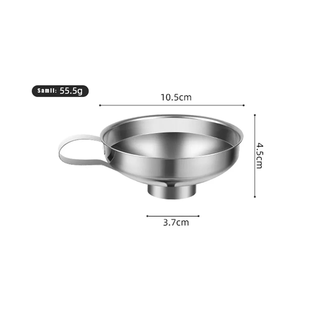 Premium Stainless Steel Wide Mouth Kitchen Funnel