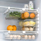 Adjustable Clear Plastic Fridge Drawer Organizer Pull Out