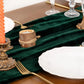 Emerald Green Velvet Table Runner For Christmas Weddings