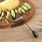 Manual Stainless Steel Spiral Vegetable Slicer Handheld Kitchen