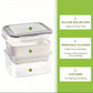 Fridge Food Storage Containers With Lids Strainer Set