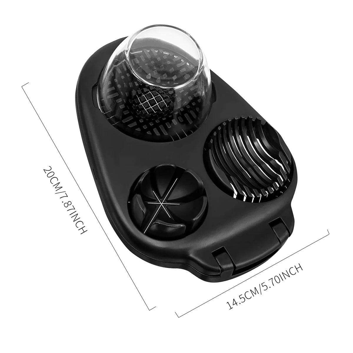 3-in-1 Egg Slicer Cracker Cutter Kitchen Preparation Tool