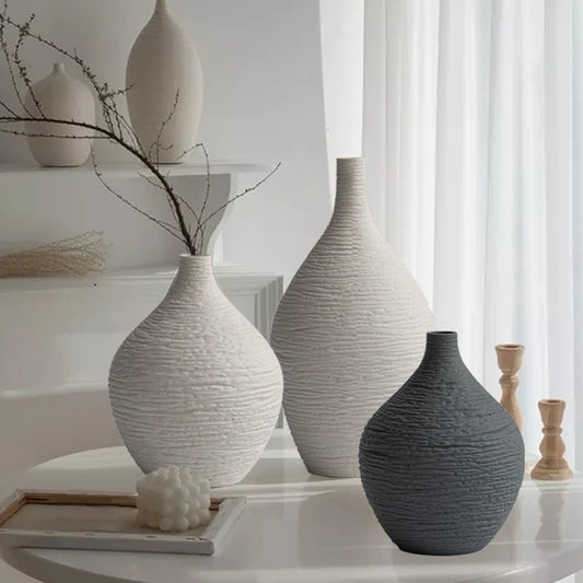 Nordic Ceramic Narrow Mouth Vase For Home Decor
