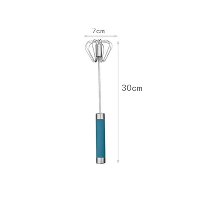 Semi Automatic Stainless Steel Egg Beater Manual Whisk