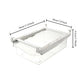 Adjustable Clear Plastic Fridge Drawer Organizer Pull Out