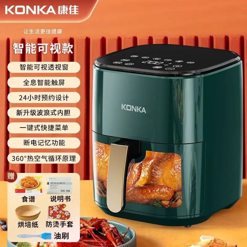 Smart Multifunctional Air Fryer Large Capacity Visual Control