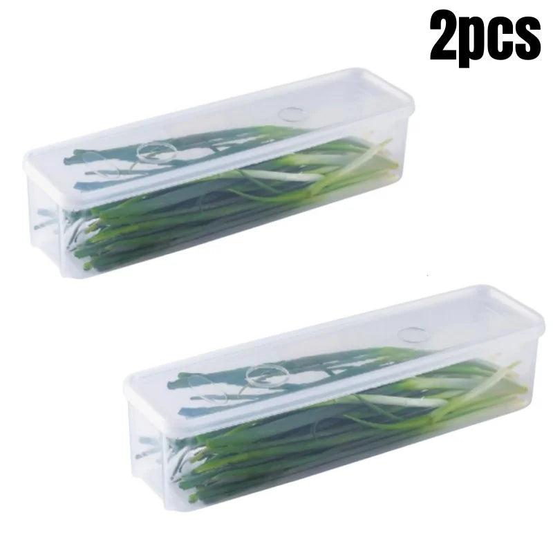 Refrigerator Storage Boxes With Lids For Fresh Food