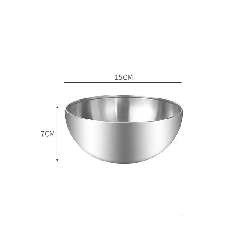 Korean Stainless Steel Salad Bowl Multifunctional Cooking Serving