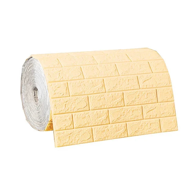 3D Foam Brick Wall Panels Self Adhesive Waterproof