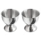 Stainless Steel Egg Opener Set With Tray Spoons
