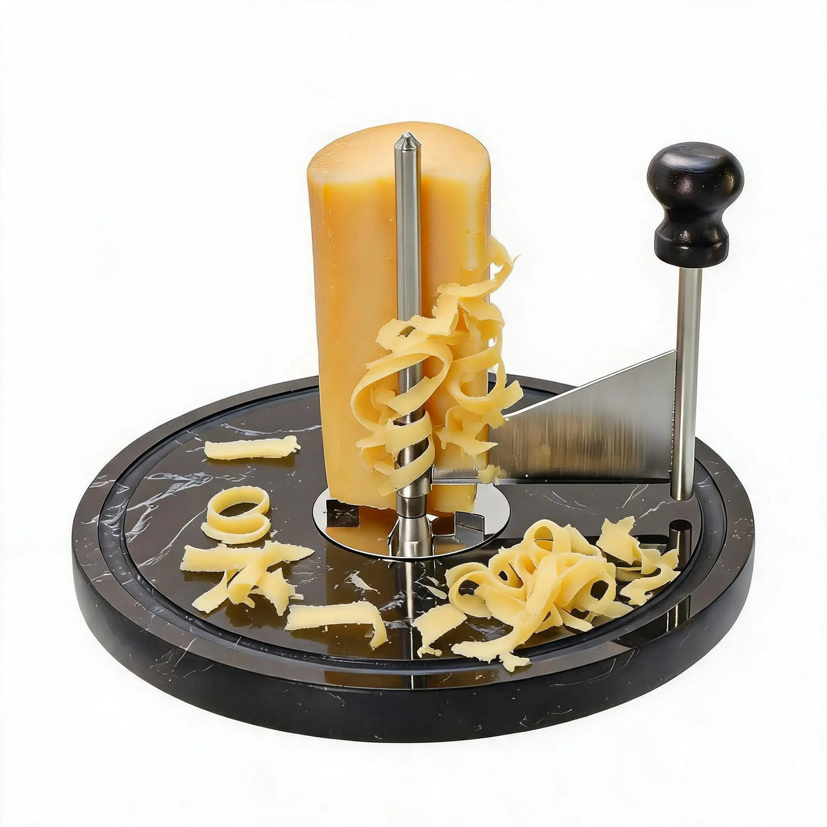 Cheese Curler With Marble Base Stainless Steel Shaver