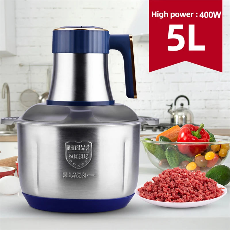 3 Gear Electric Meat Grinder Vegetable Food Processor