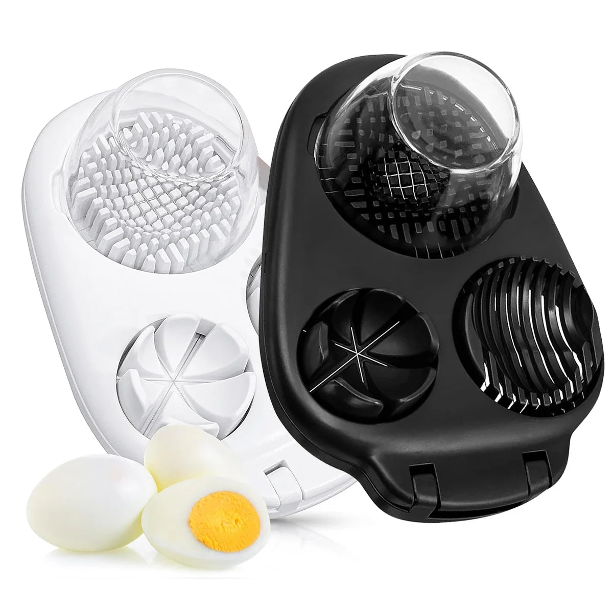 3-in-1 Egg Slicer Cracker Cutter Kitchen Preparation Tool