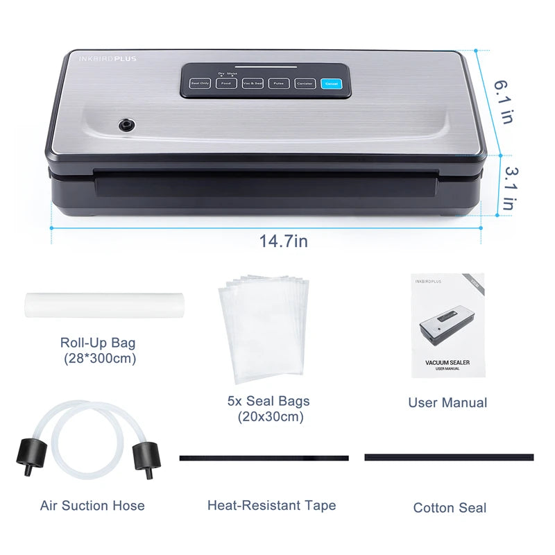 Vacuum Sealer Machine With Multiple Packaging Modes