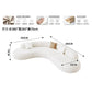 Nordic Creative Rest Area Reception Sofa Luxury Minimalist Style Beauty Salon Curved Sofa Office Furniture Sofy Do Salonu FYOS