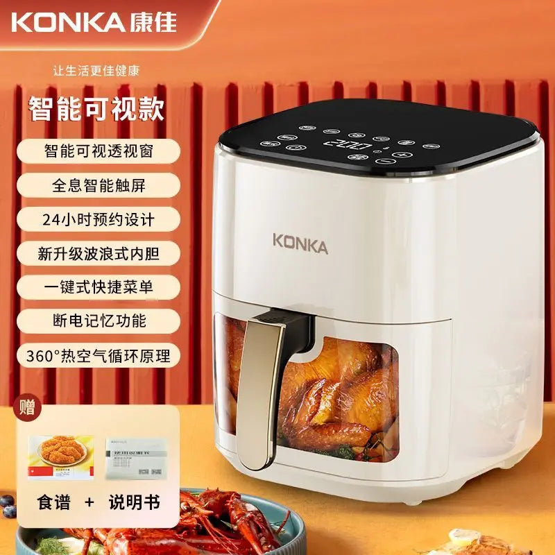 Smart Multifunctional Air Fryer Large Capacity Visual Control