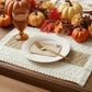 12PCS Beige Cotton Linen Tassel Placemats For Dining