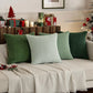 4PCS Boho Farmhouse Corduroy Throw Pillow Covers Set