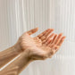Striped White Sheer Tulle Curtains For Window Privacy