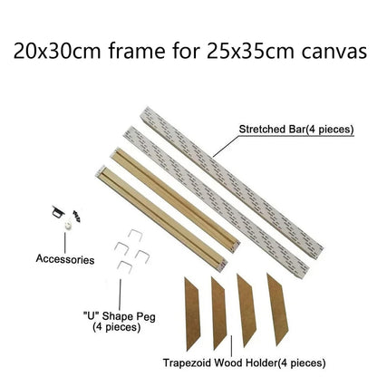 Modern Wooden Canvas Frames For Photos Paintings Artwork