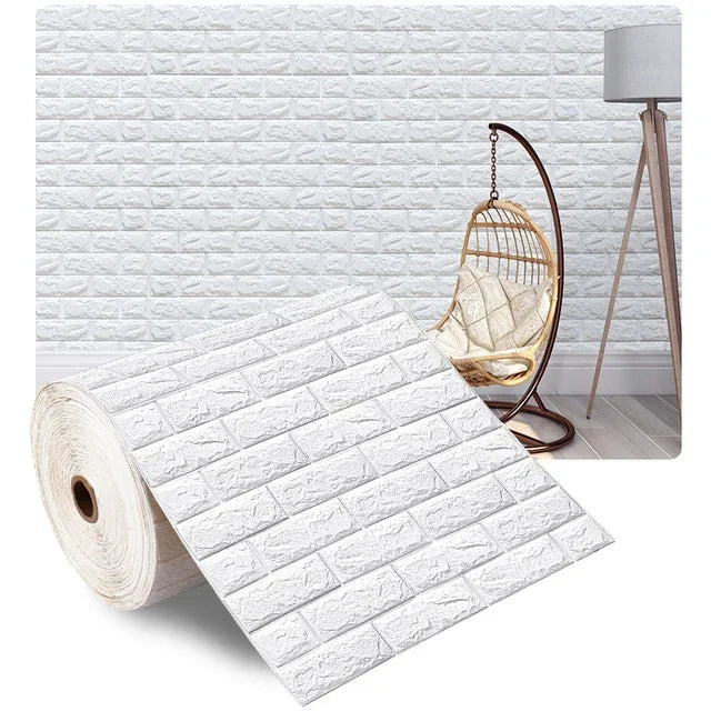 3D Foam Brick Wall Panels Self Adhesive Waterproof