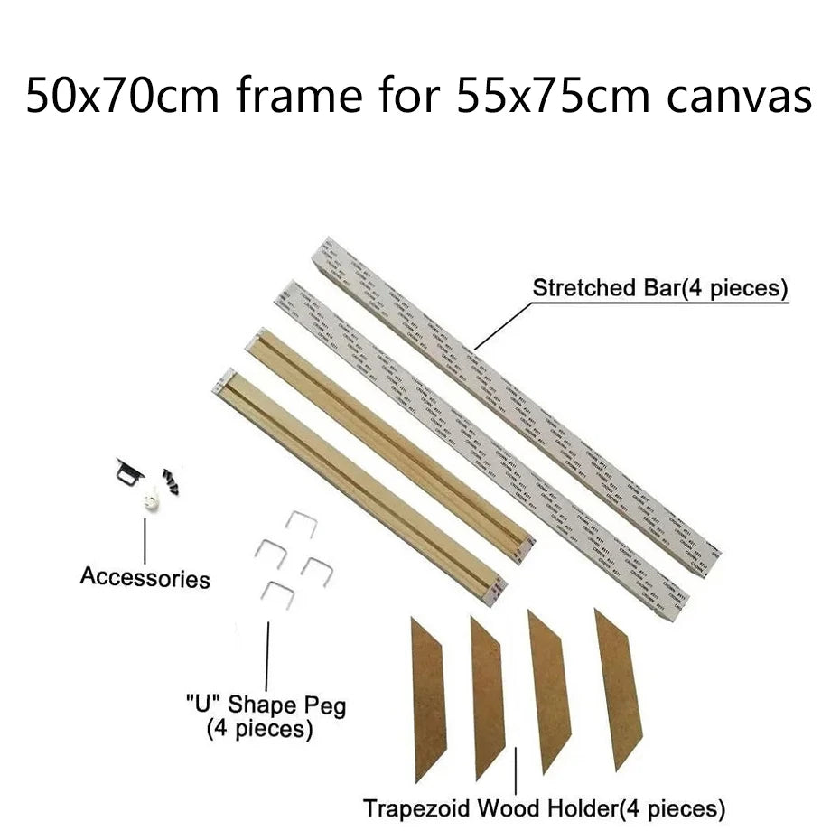 Modern Wooden Canvas Frames For Photos Paintings Artwork