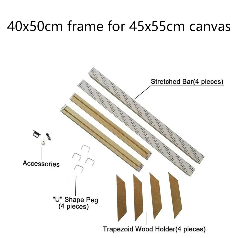 Modern Wooden Canvas Frames For Photos Paintings Artwork