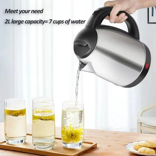 2L Stainless Steel Electric Kettle For Hot Water