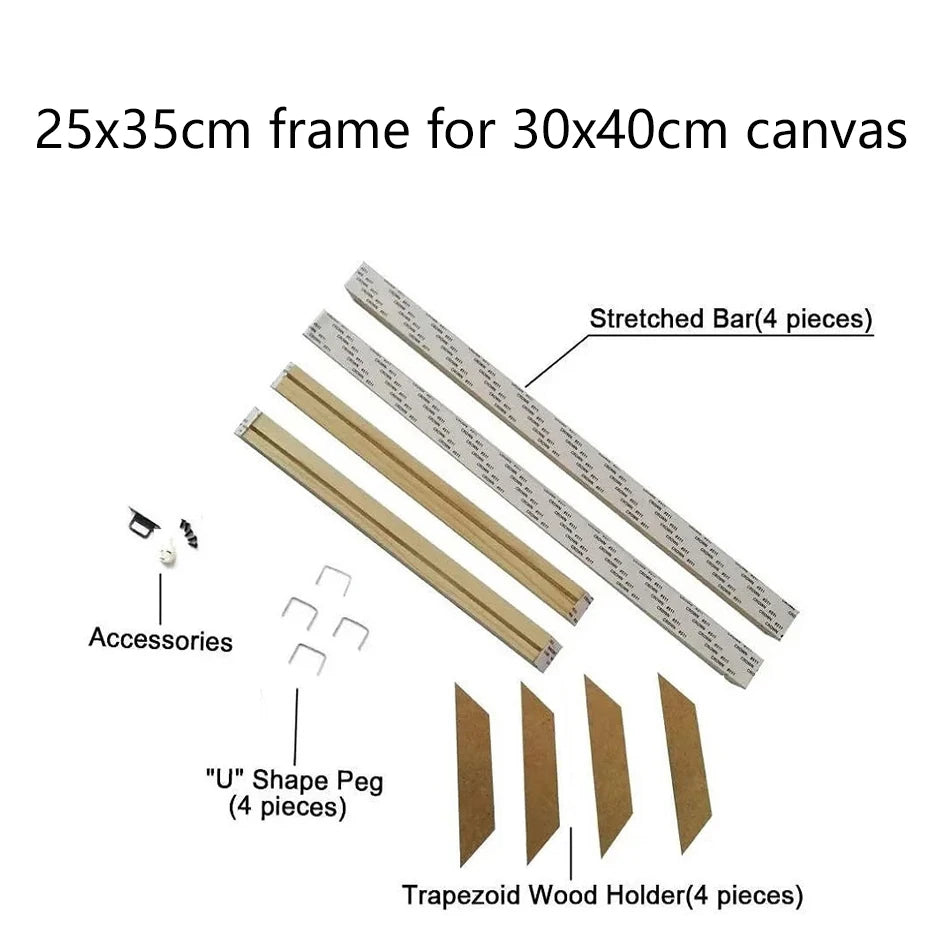 Modern Wooden Canvas Frames For Photos Paintings Artwork