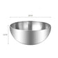 Korean Stainless Steel Salad Bowl Multifunctional Cooking Serving