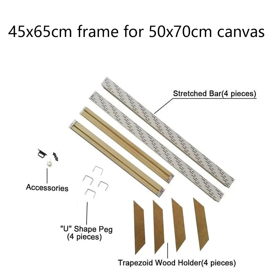 Modern Wooden Canvas Frames For Photos Paintings Artwork