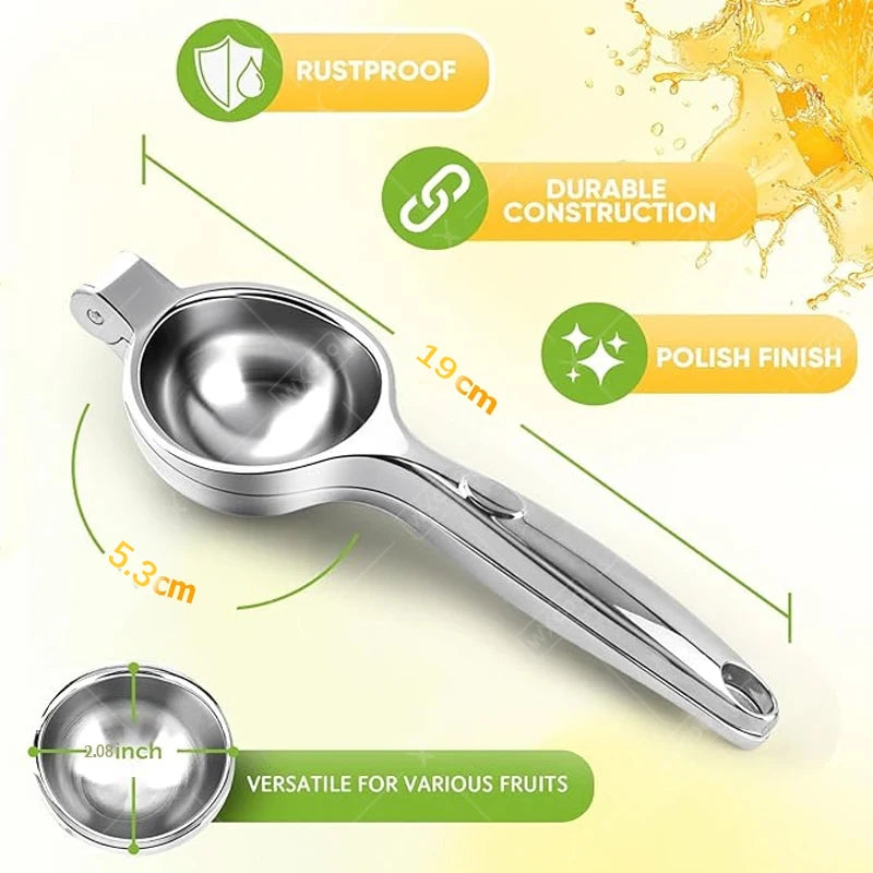 Stainless Steel Lemon Zester Juicer Citrus Squeezer Tool