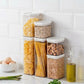 6PCS Airtight Clear Food Storage Containers With Flip Lids