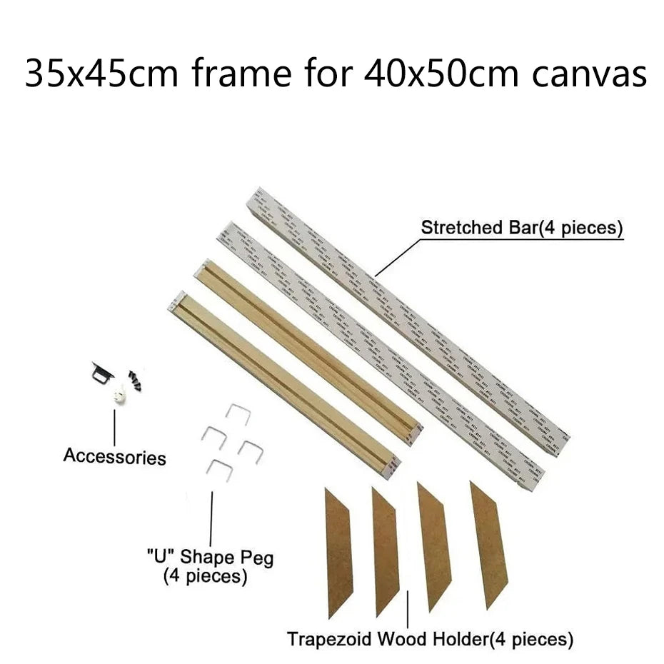 Modern Wooden Canvas Frames For Photos Paintings Artwork