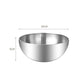 Korean Stainless Steel Salad Bowl Multifunctional Cooking Serving