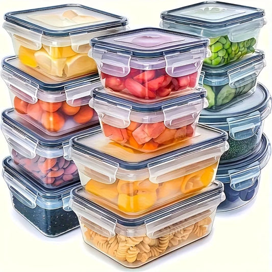 8PCS BPA Free Airtight Food Storage Containers Locking