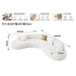 Nordic Creative Rest Area Reception Sofa Luxury Minimalist Style Beauty Salon Curved Sofa Office Furniture Sofy Do Salonu FYOS
