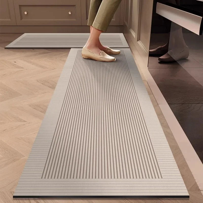 Geometric Non Slip Absorbent Kitchen Floor Mat