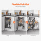 2 Tier Blind Corner Pull Out Cabinet Organizer